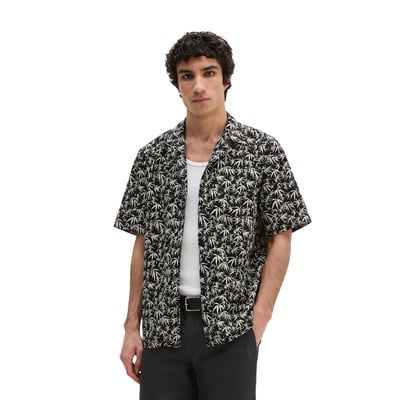 Chemise à manches courtes regular avec motif estival de feuilles MARC O'POLO