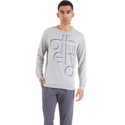 Cotton Mix Pyjamas with Printed T-Shirt ATHENA
