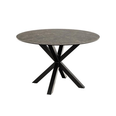 Table de salle à manger ronde en céramique L119 4 personnes - NEIVA HELLIN, DEPUIS 1862