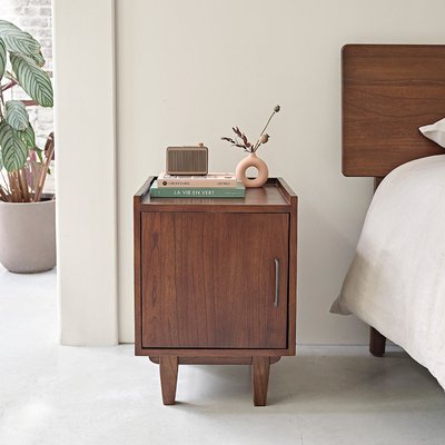 Table de chevet en mindi massif  VINTAGE BERAH GETAH