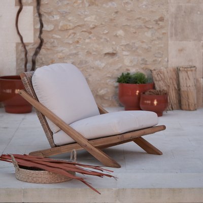 Fauteuil bas de jardin, acacia, Cossi LA REDOUTE INTERIEURS