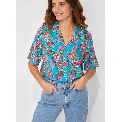 Chemise imprimée pyjama fluide Ecovero KENDAH LA FIANCÉE