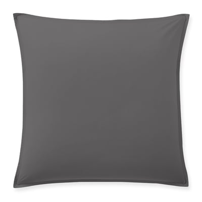 Taie d'oreiller en percale de coton lavé unie, ELEGANCE BATON ROUGE