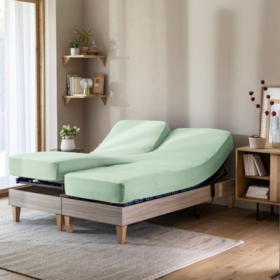 Drap housse jersey TPR pour sommier articulé TERRE DE NUIT