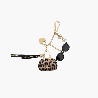 Porte clés léopard Tissalia LOLLIPOPS