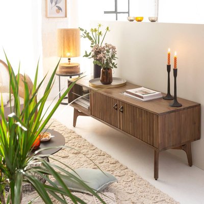 Meuble TV en bois d'acacia  ELIE MADE IN MEUBLES 