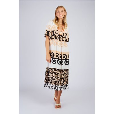 Robe longue imprimée PERONELLE DERHY