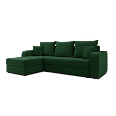 Canapé d'Angle Convertible en Velours 4 places - HARVEY LISA DESIGN