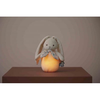 Peluche veilleuse nomade Lapin crème KALOO