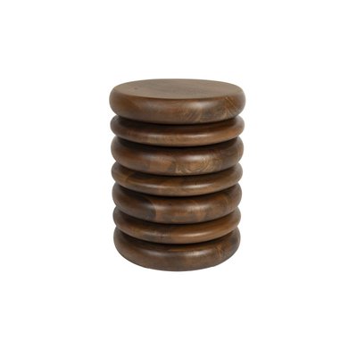 Table d'appoint Disc en bois de Manguier ZUIVER