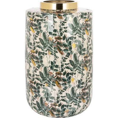 Vase Omono en émail floral chic RECOLLECTION