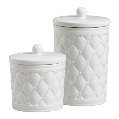 Set 2 pots à coton MATHILDE M