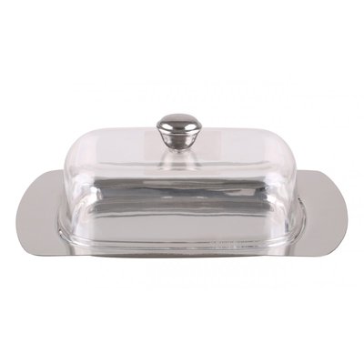 Beurrier en inox et acrylique WADIGA
