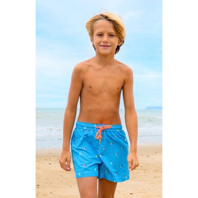 Short de bain en polyester recyclé Boat ARTHUR