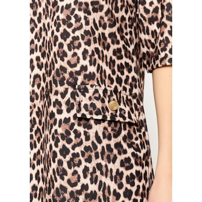 Robe boxy à imprimé léopard LOLALIZA