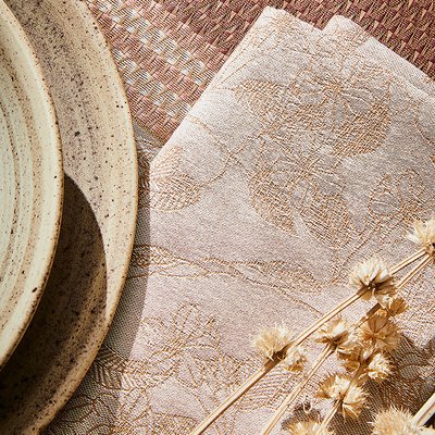 Serviette de table en Coton, ESSENTIEL GRAVURE LE JACQUARD FRANCAIS