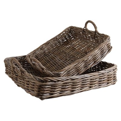 Plateaux en poelet gris (Lot de 2) AUBRY GASPARD