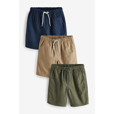 Shorts à taille élastique, lot de 3 NEXT