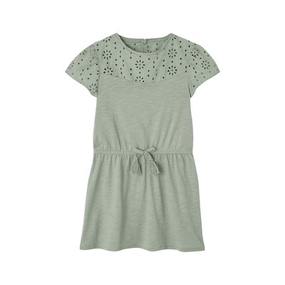 Robe détails en broderie anglaise VERTBAUDET