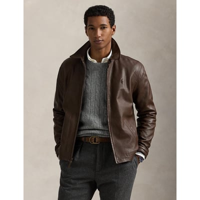 Bayville Lambskin Leather Jacket POLO RALPH LAUREN