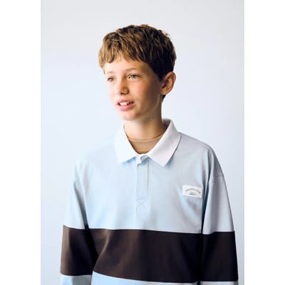Polo oversize à rayures MANGO KIDS