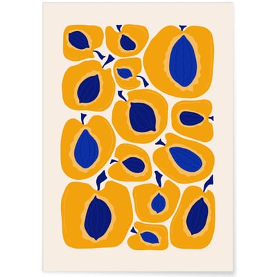 Affiche Papayes Exotiques L'AFFICHERIE