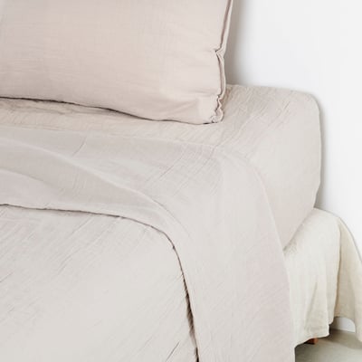 Drap Plat   - GAZE DE COTON TRADITION DES VOSGES