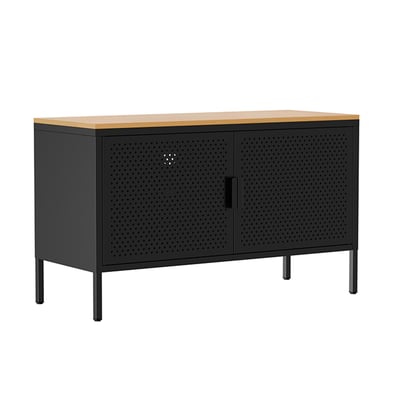 Buffet en métal 2 portes 100 cm, PUNCHY OVIALA