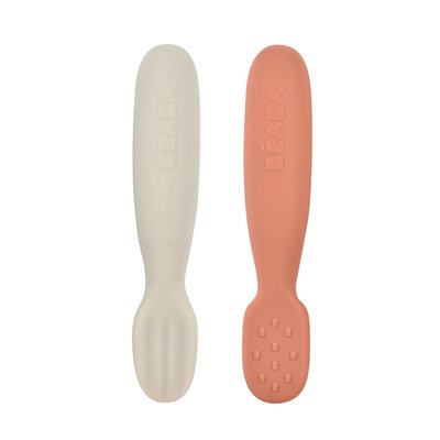 Lot de 2 pré-cuillères silicone 4 mois+ BEABA