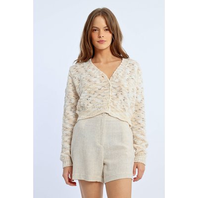 Cardigan en laine mélangée LILI SIDONIO