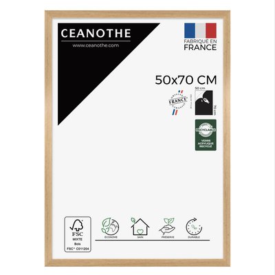 Cadre Photo 50x70 Cm Bois Brut Chêne TARA CEANOTHE