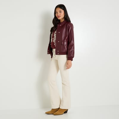 Bomber en simili GRAIN DE MALICE