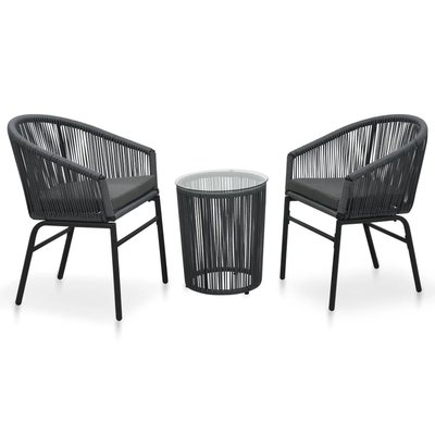 Salon de jardin 3 pièces style bistro HOME MAISON