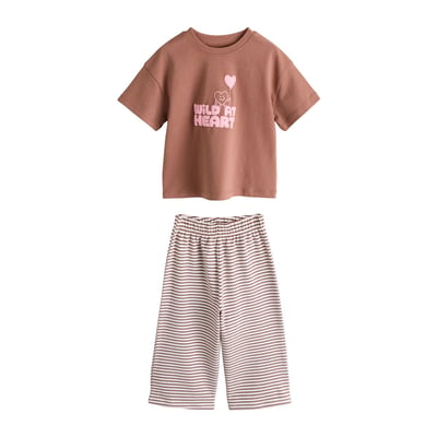 Ensemble t-shirt et pantalon large NEXT