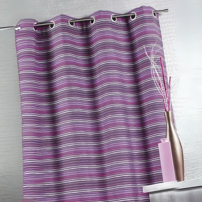 Rideau d'ameublement en jacquard à fines rayures HOME MAISON