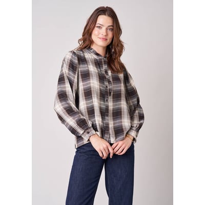 Chemise femme à carreaux en 100% coton FANETTE DEELUXE