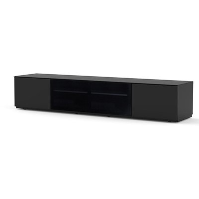 Meuble TV Studio STA 200 Noir Porte Textile SONOROUS