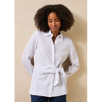 Chemise avec pan à nouer LA FEE MARABOUTEE