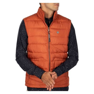 Doudoune sans manche orange homme hot sale