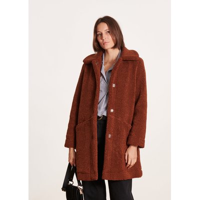Manteau 3/4 marron bouclette LA FEE MARABOUTEE