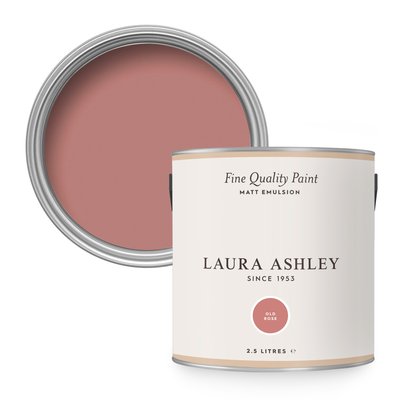 Peinture murale mate lessivable Old Pink LAURA ASHLEY