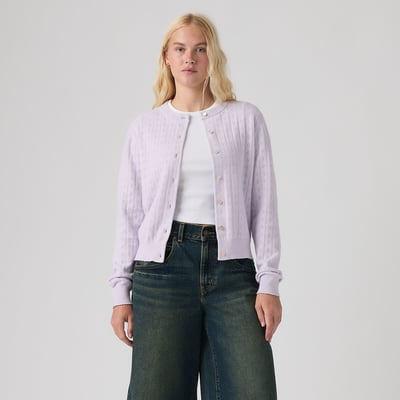Cardigan col rond maille pointelle LEVI'S