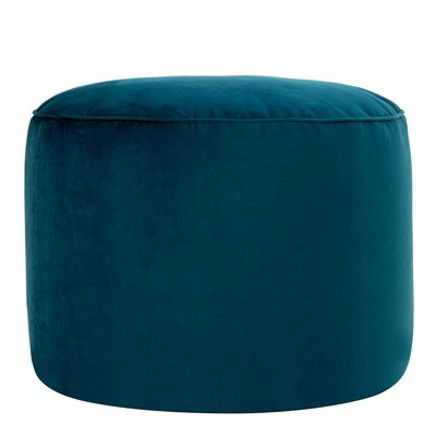 Pouf repose-pieds rond velours - MILANO ICON