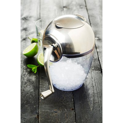 Broyeur À Glace À Manivelle En Plastique Et Acier POINT VIRGULE