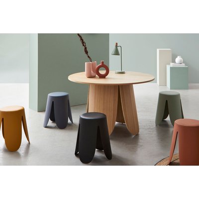 Table ronde de salle à manger en bois design D120 - CROCUS HELLIN, DEPUIS 1862