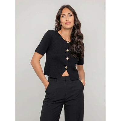 Gilet Maille Manches Courtes Kodalie DONA LISA