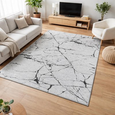 Tapis salon LYN11 MARB facile d'entretien UN AMOUR DE TAPIS