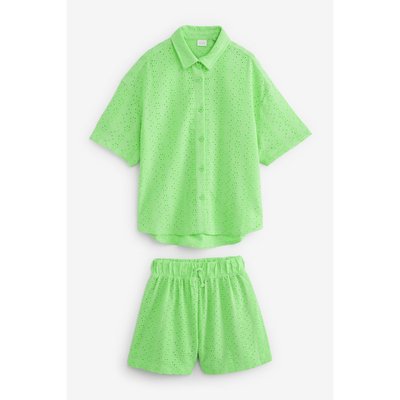 Short et chemise texturée, ensemble NEXT