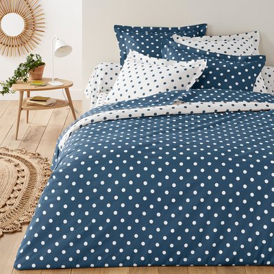 Housse de couette pur coton imprimé pois, Clarisse LA REDOUTE INTERIEURS