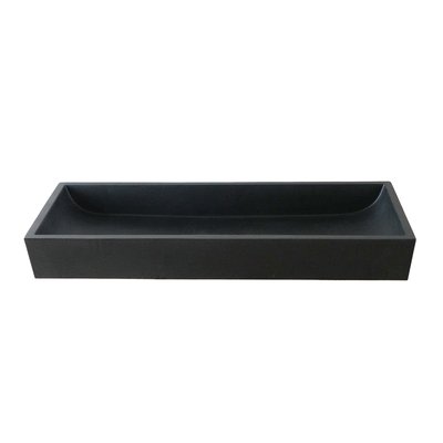 Vasque en béton noir 100 cm  IRIS BERAH GETAH